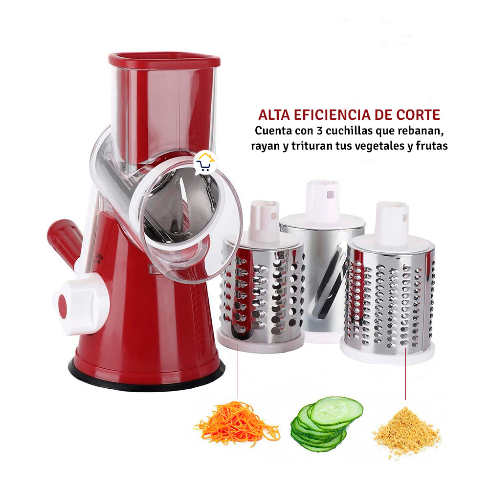 Miniatura 3 de Molino Rallador 3 En 1 Cortador CH18073